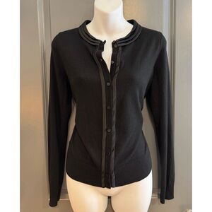 Ann Taylor Classic Black Knit cardigan
